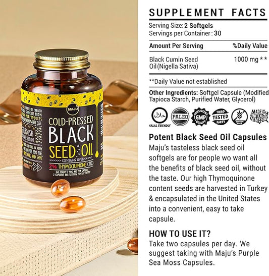 ACEITE DE SEMILLA NEGRA MAJU, DILE ADIÓS A LA NEUROPATIA